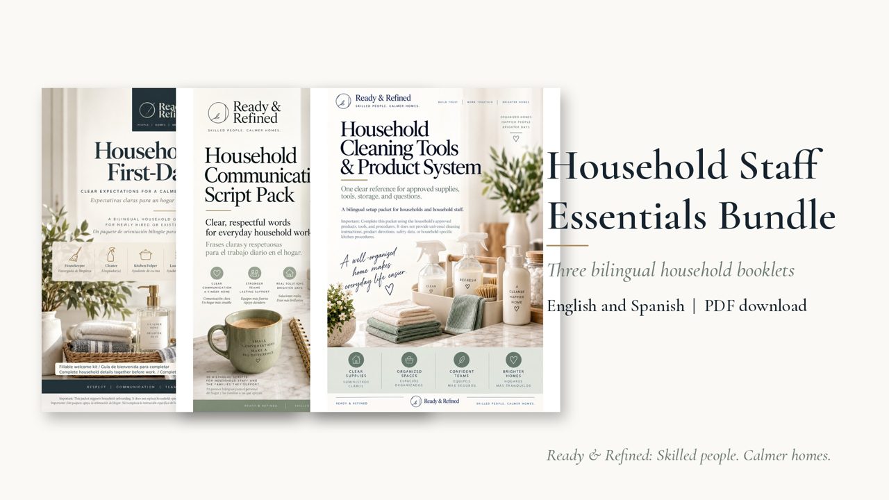 Household Staff Essentials Bundle cover