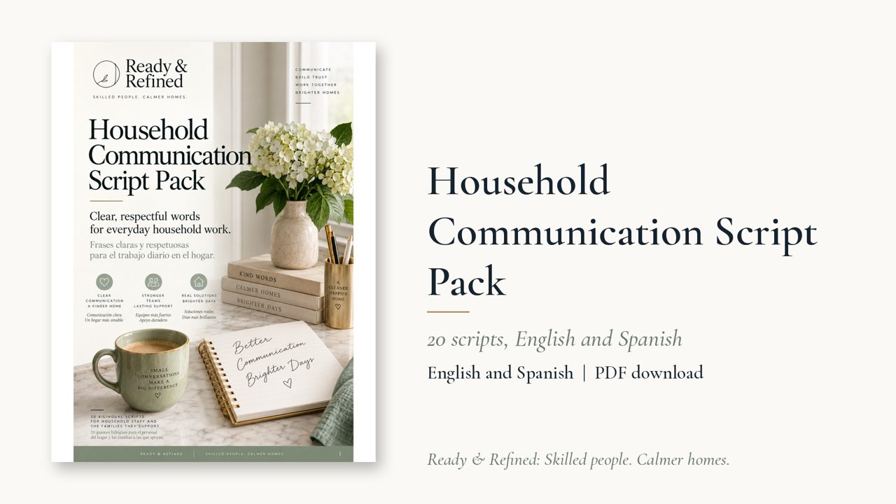 Household Communication Script Pack cover